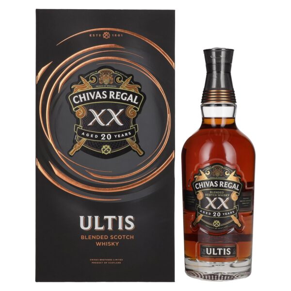 CHIVAS XX ULTIS 700cc + KIT DE COCTELERIA